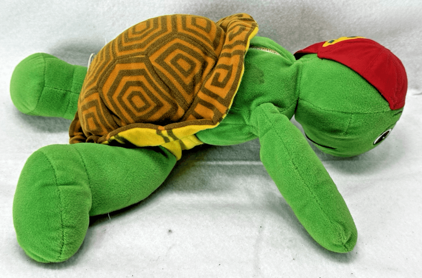 Kidpower FRANKLIN the Turtle Plush Talking Toy 12" Nelvana Red Hat working - Thumbnail 2