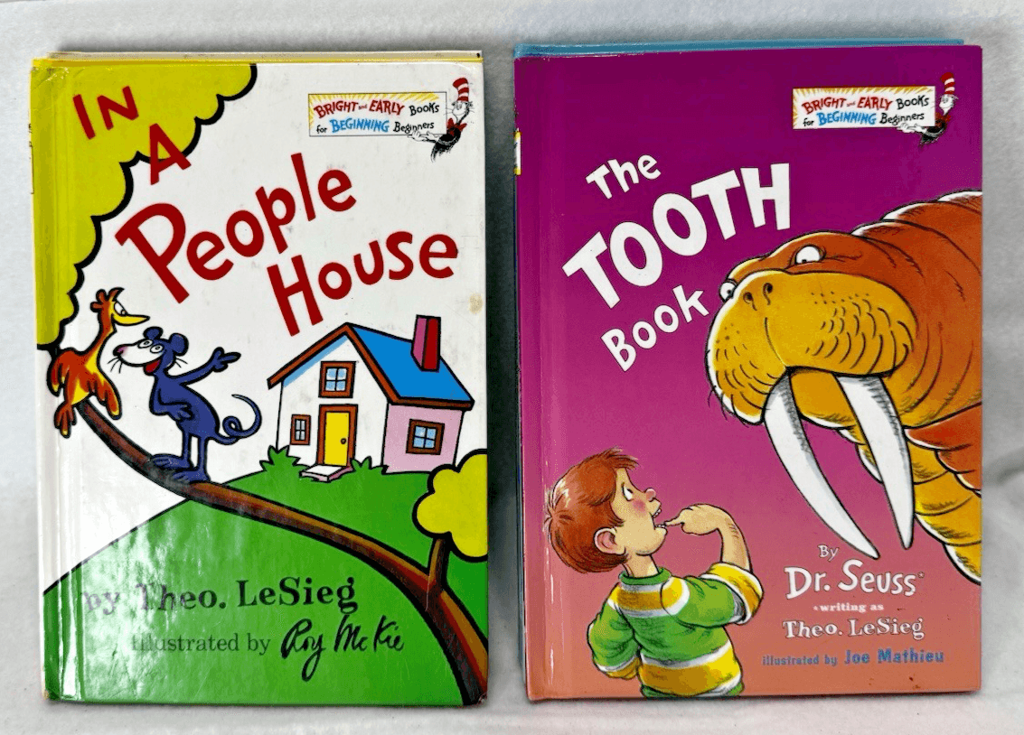 Lot of 7 Dr Suess by Theo Lesieg Books Rare Illustrated - Thumbnail 4