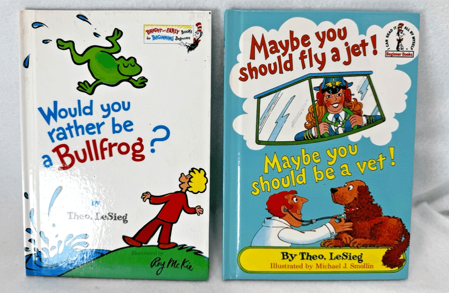 Lot of 7 Dr Suess by Theo Lesieg Books Rare Illustrated - Thumbnail 2
