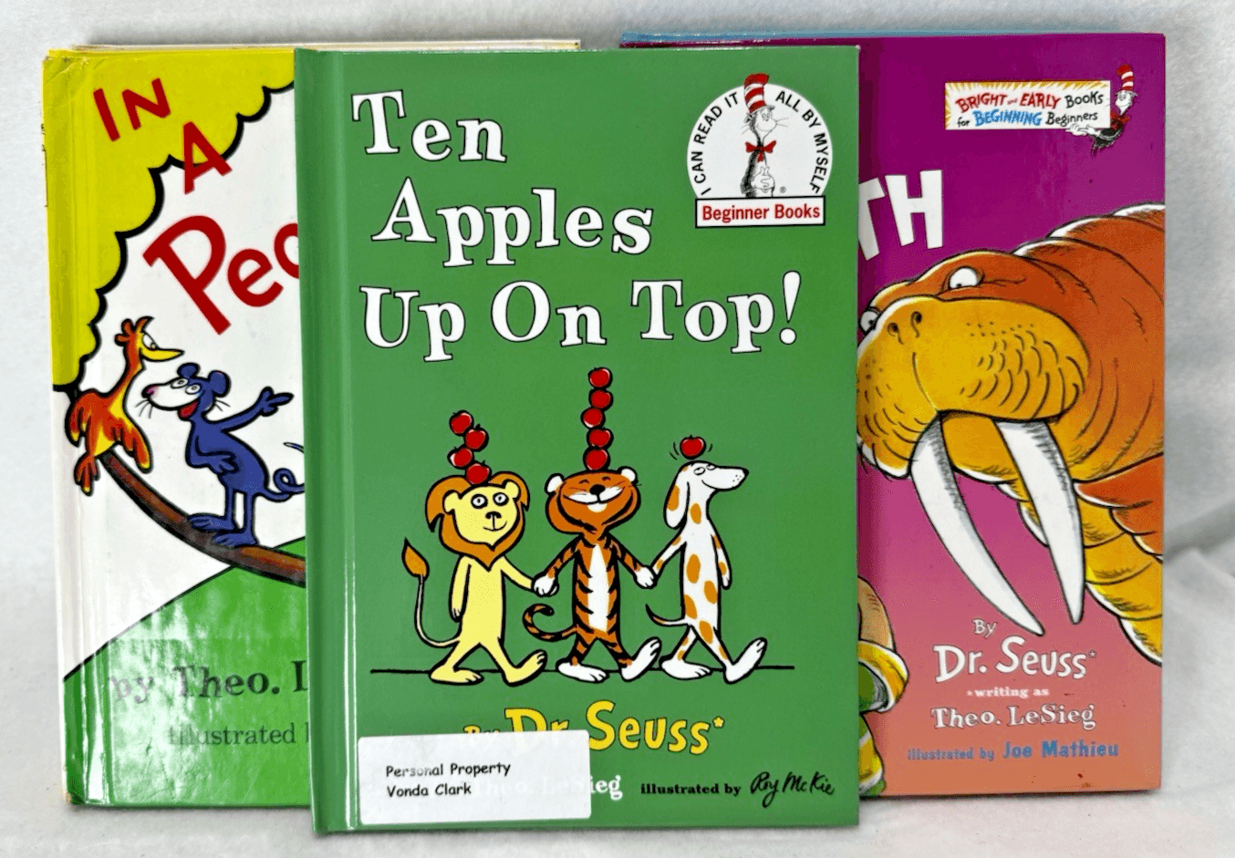 Lot of 7 Dr Suess by Theo Lesieg Books Rare Illustrated - Thumbnail 5