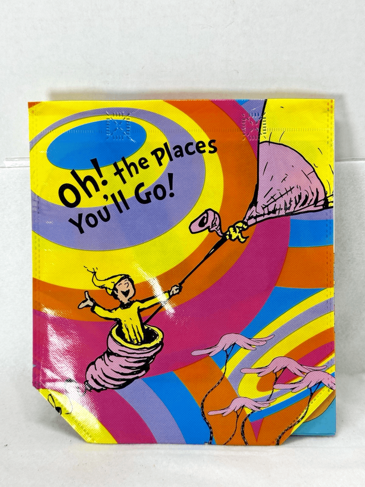 LOT OF 2 ITEMS Oh, the Places You'll Go! by Seuss (1990, Hardcover) with Tote - Thumbnail 3