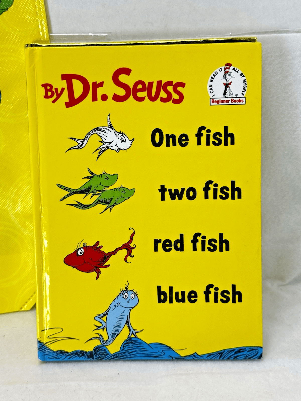 Lot of 3 Dr. Seuss - One Fish Two Fish Red Fish Blue Fish Books & Tote - Thumbnail 3