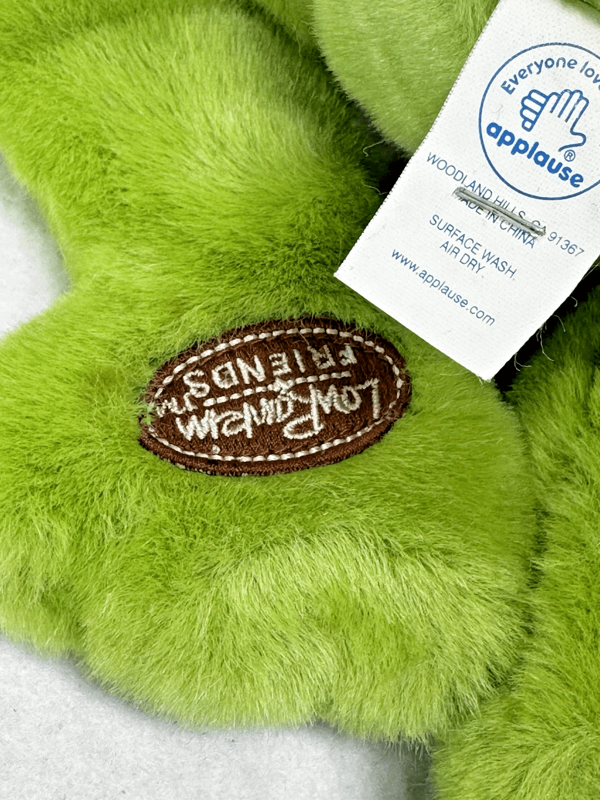 Dakin Applause Lou Rankin Friends Plush Happy Herbert Green Frog 16” W/Tags - Thumbnail 3