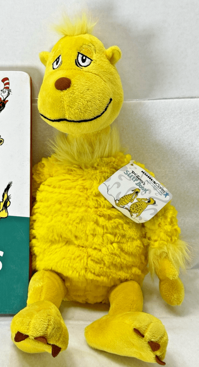 Kohls Cares Dr Seuss Snoozapalooza Sleep Book and Plush Yellow Stuffed Animal - Thumbnail 3