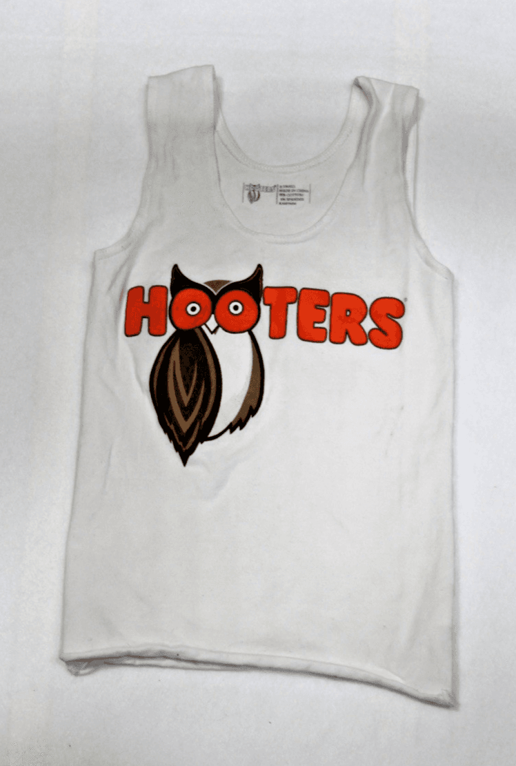 Hooters Girl Worn Super Sexy Uniform Tank XS USED SEE PICS - Image 1