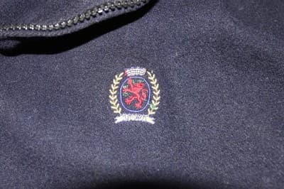 Tommy Hilfiger Jacket Vintage Y2K Mens XL WOOL Pullover Sweater BLUE Zip - Thumbnail 4