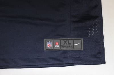 Seattle Seahawks Jersey XL Men’s Russell Wilson Blue Nike ON FIELD - Thumbnail 4