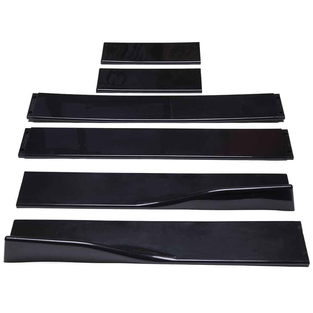 Universal 78.7'' Side Skirt Splitter Extension Lip Glossy Black - Image 1