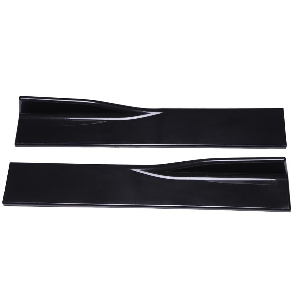 Universal 78.7'' Side Skirt Splitter Extension Lip Glossy Black - Thumbnail 5