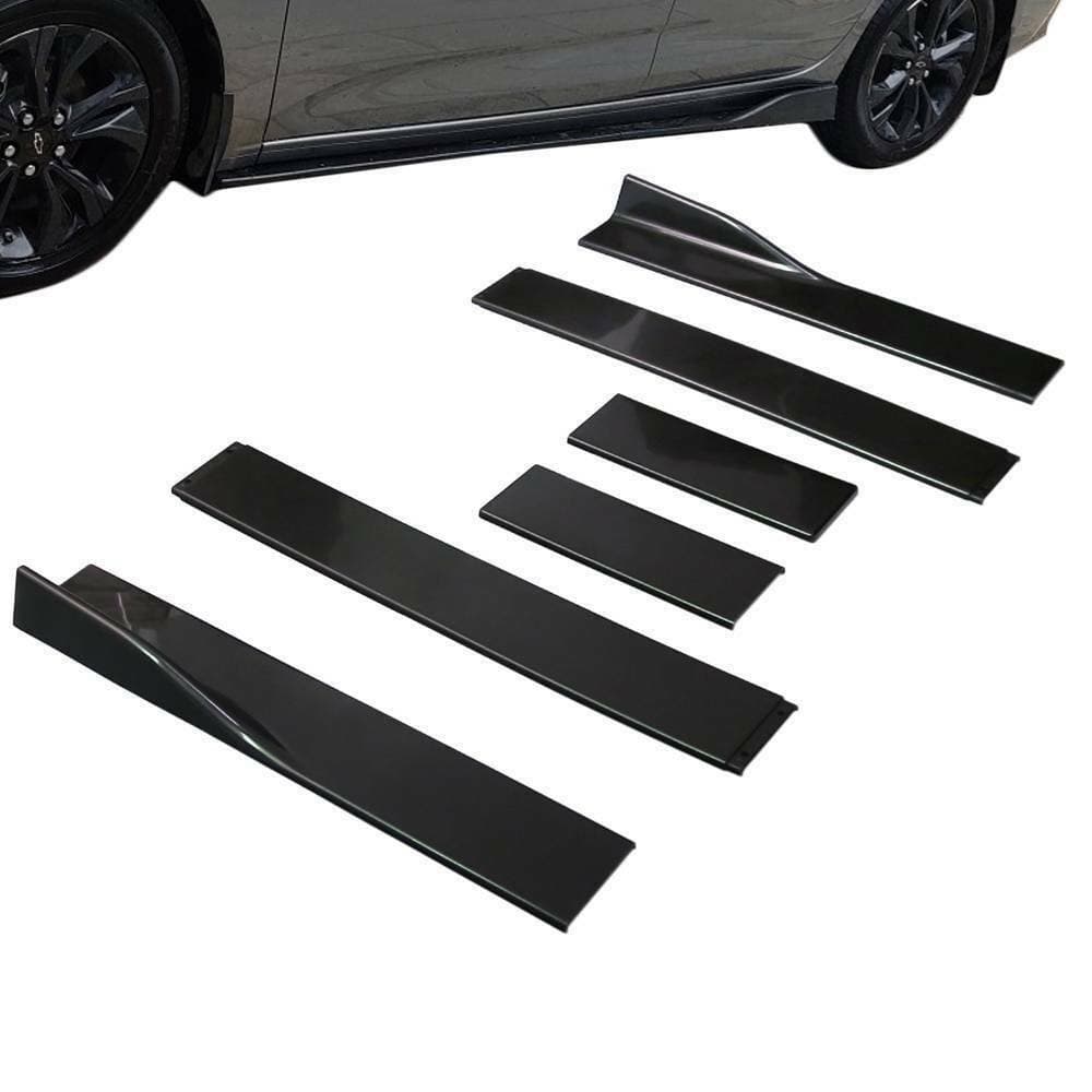 Universal 78.7'' Side Skirt Splitter Extension Lip Glossy Black - Thumbnail 2