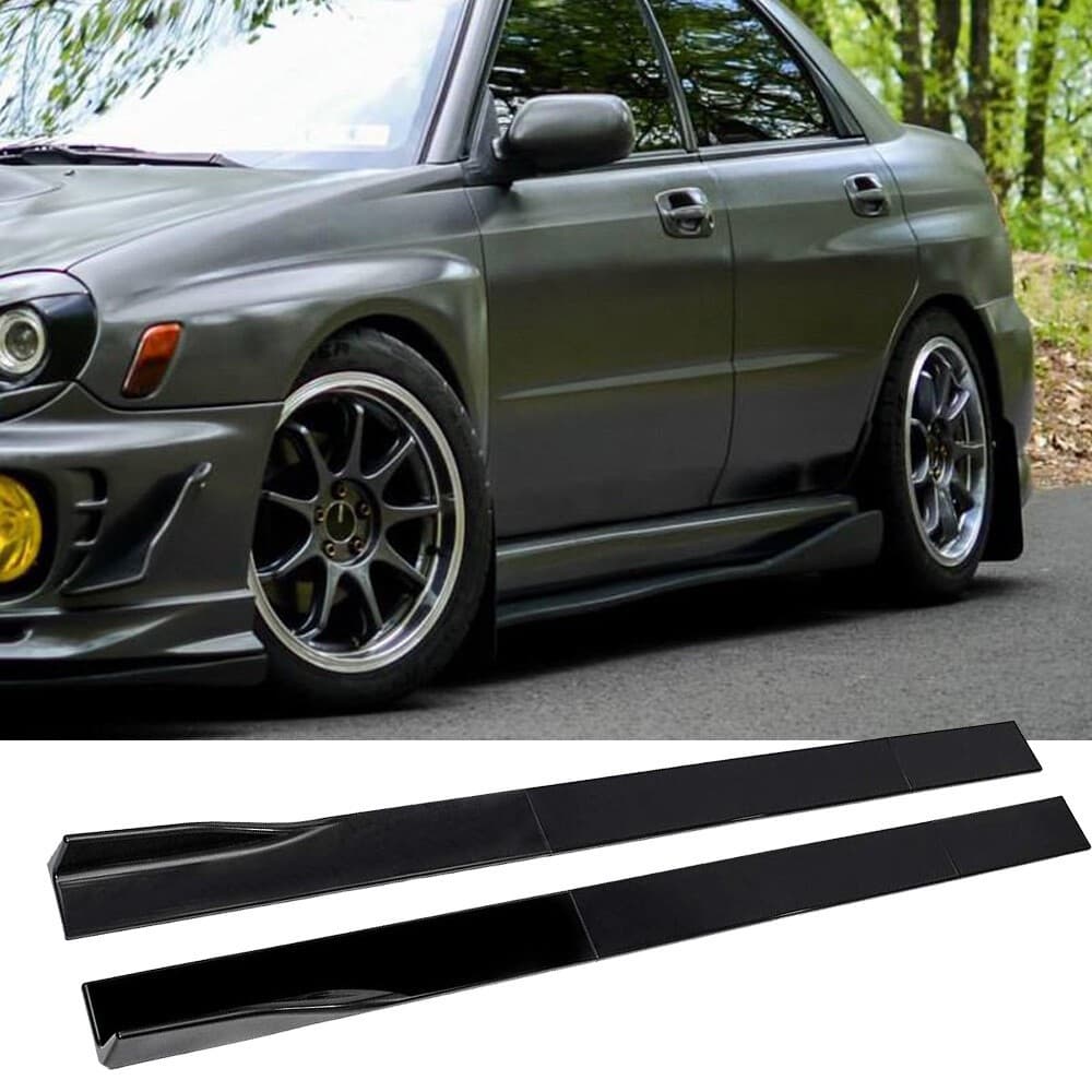 Universal 78.7'' Side Skirt Splitter Extension Lip Glossy Black - Thumbnail 3