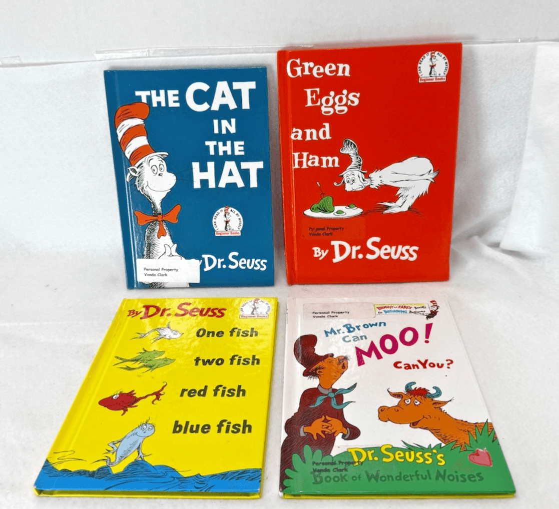Dr. Seuss Hardcover Books lot 8 Cat in the Hat I Can Read it Beginner Books - Thumbnail 3
