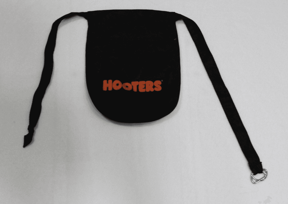 Authentic Hooters Girl Uniform Black Money Pouch Halloween Costume Adjust - Thumbnail 2