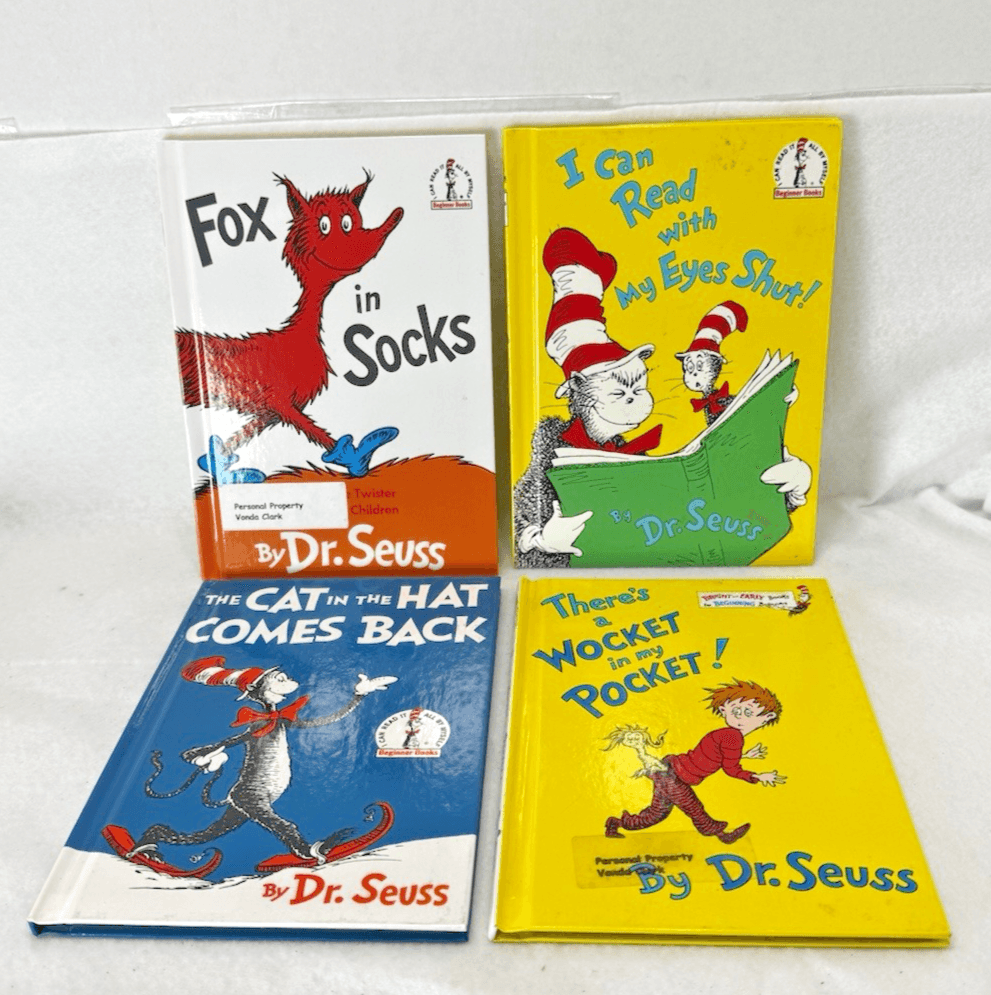 Dr. Seuss Hardcover Books lot 8 Cat in the Hat I Can Read it Beginner Books - Thumbnail 2