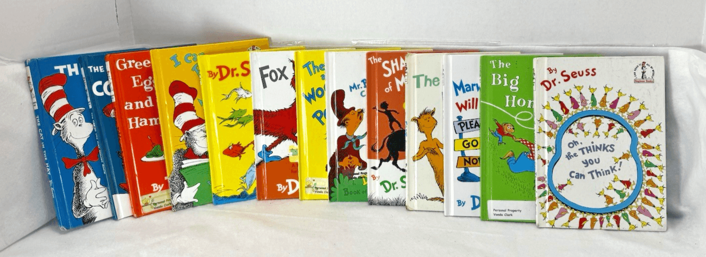 Dr Seuss Lot (13) Beginning Books Bright and Early Books Hardcover - Image 1