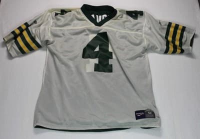 Vintage Green Bay Packers Brett Favre REVERSIBLE NFL Football Jersey 52 Reebok - Thumbnail 4