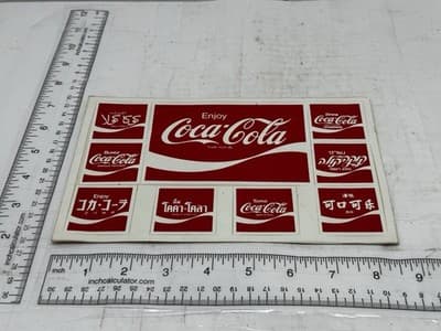 NICE LOT OF COCA COLA STICKERS NOTEBOOK (6) PENCILS AND 3D GLASSES - Thumbnail 4