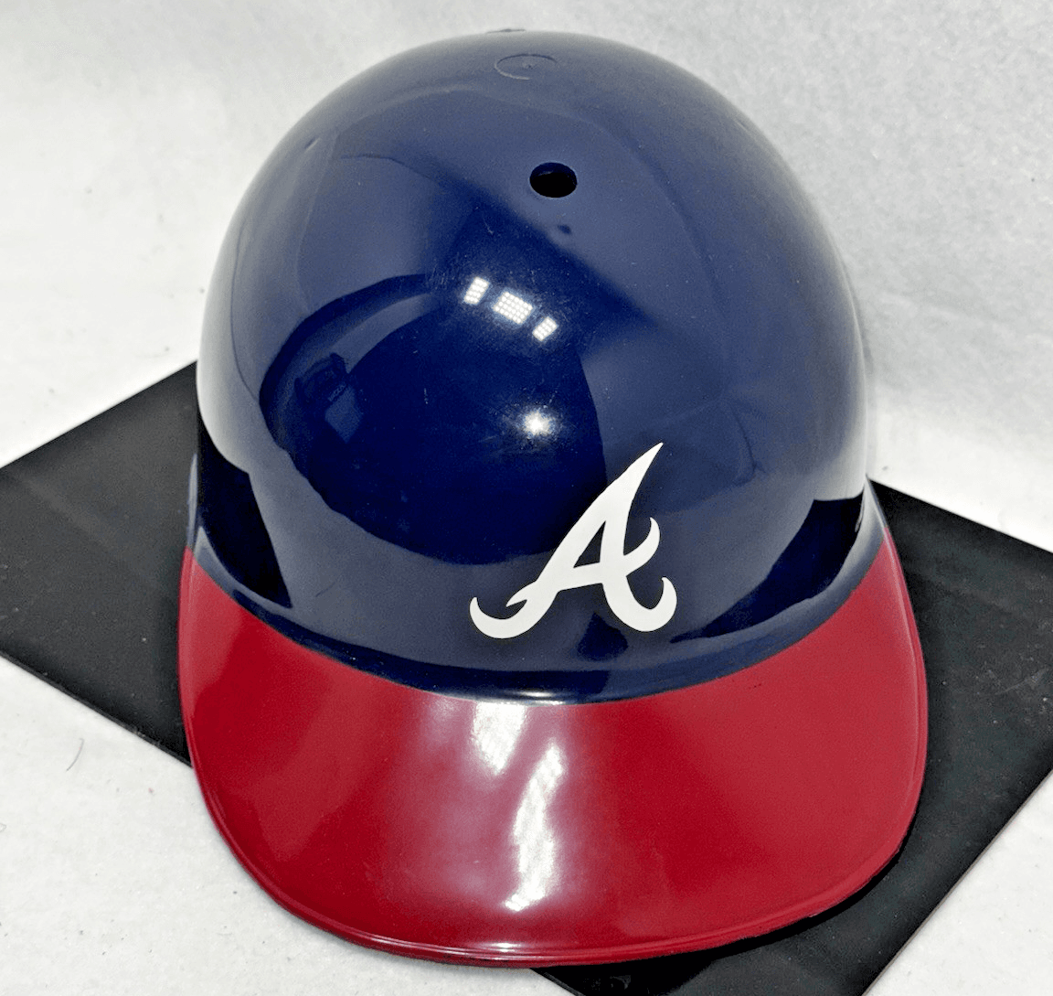 1987-93Atlanta Braves Full Size Plastic Souvenir Baseball Helmet Frosted Flakes - Thumbnail 4
