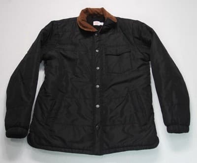 Wonder Nation Jacket Men YL 10-12 Black Quilted Fleece Lined Jacket - Thumbnail 2