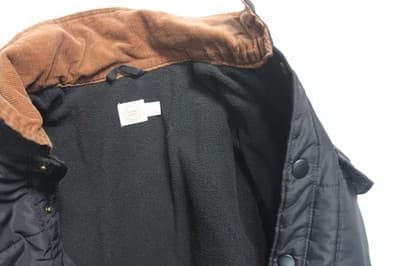 Wonder Nation Jacket Men YL 10-12 Black Quilted Fleece Lined Jacket - Thumbnail 4