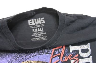 Elvis Presley T-Shirt Child Mayo SPRUCE Youth Small - Thumbnail 3