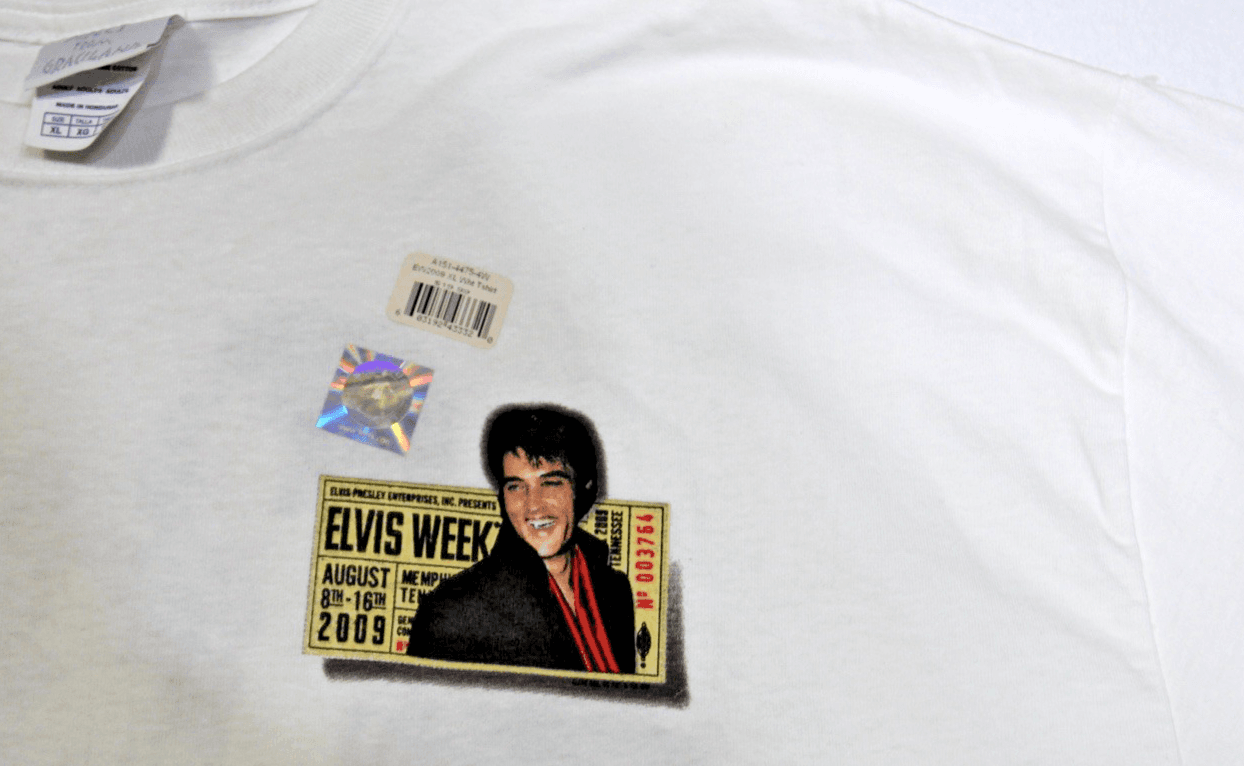 Vintage 90s Elvis Presley T Shirt Black XL I've Been to Graceland Medium NEW - Thumbnail 2