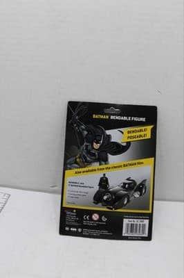 NJCroce Batman Movie Batman Michael Keaton Bendable Figure 2019 5" Figure New - Thumbnail 3