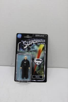 2025 Spin Master DC Superman the Movie 1978 Retro Action Figure Jor El in Black - Image 1