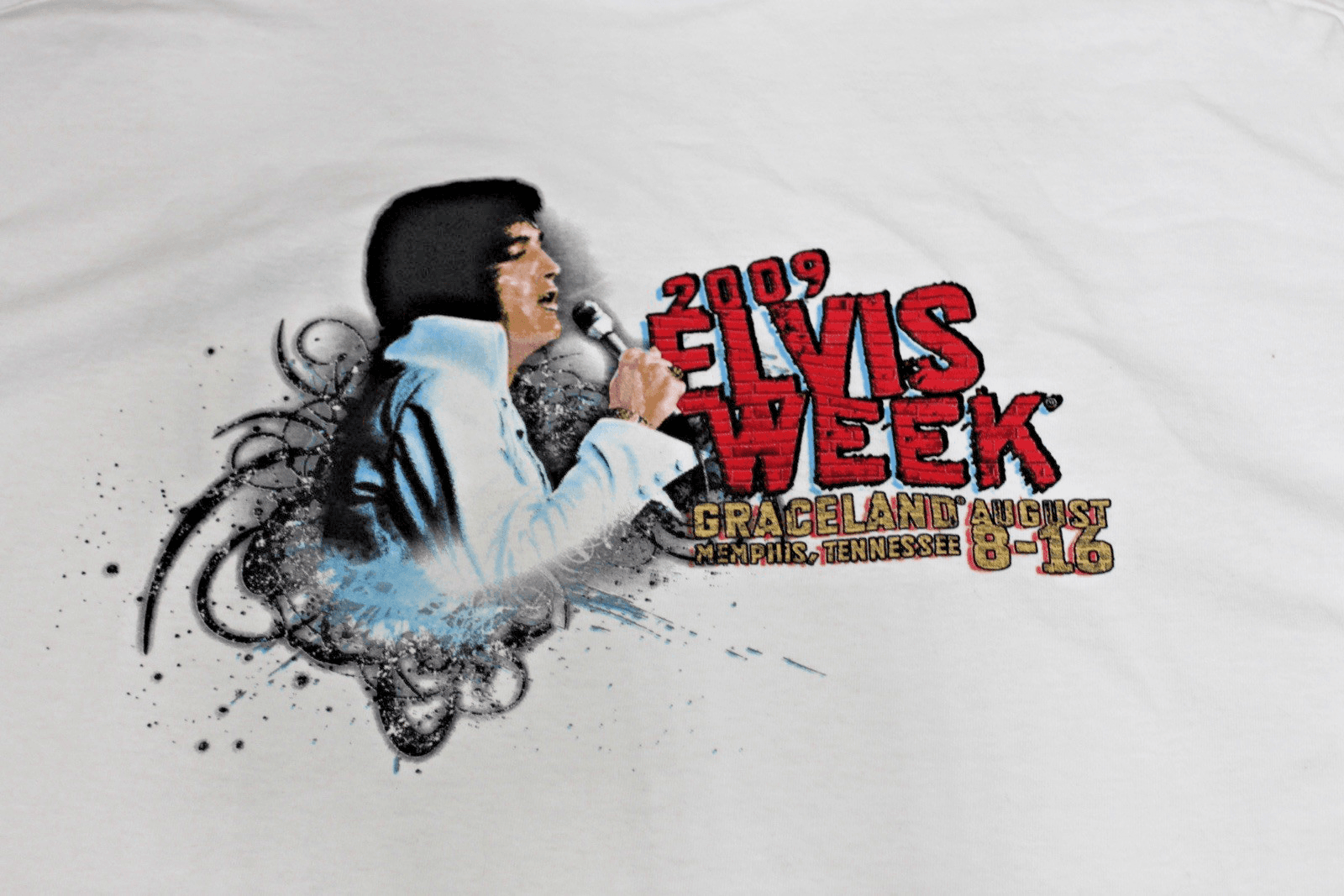 Vintage 90s Elvis Presley T Shirt Black XL I've Been to Graceland Medium NEW - Thumbnail 3