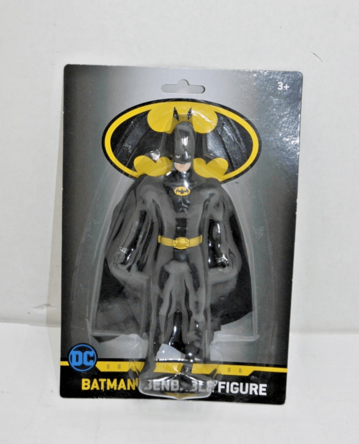 NJCroce Batman Movie Batman Michael Keaton Bendable Figure 2019 5" Figure New - Image 1