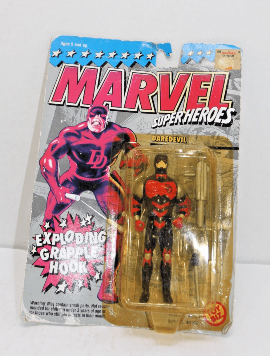 Marvel Super Heroes Daredevil Vintage Action Figure Toy Biz 1994 New Sealed - Image 1