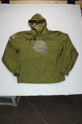 Nike NFL Cleveland Browns Salute to Service Hoodie Olive Green Mens XL - Thumbnail 2