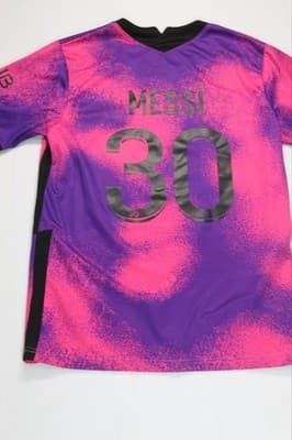 2021-22 Nike Lionel Messi PSG Jersey S White Pink Paris Saint Germain #30 - Thumbnail 5