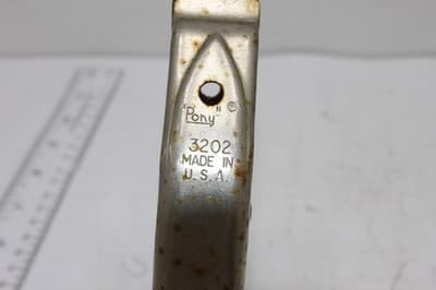 3 Vintage Pony USA 2-Inch Spring Clamps 4 Inch Length No. 3202 Made In USA USED - Thumbnail 5