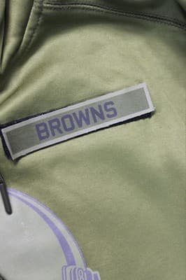 Nike NFL Cleveland Browns Salute to Service Hoodie Olive Green Mens XL - Thumbnail 7