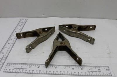 3 Vintage Pony USA 2-Inch Spring Clamps 4 Inch Length No. 3202 Made In USA USED - Image 1