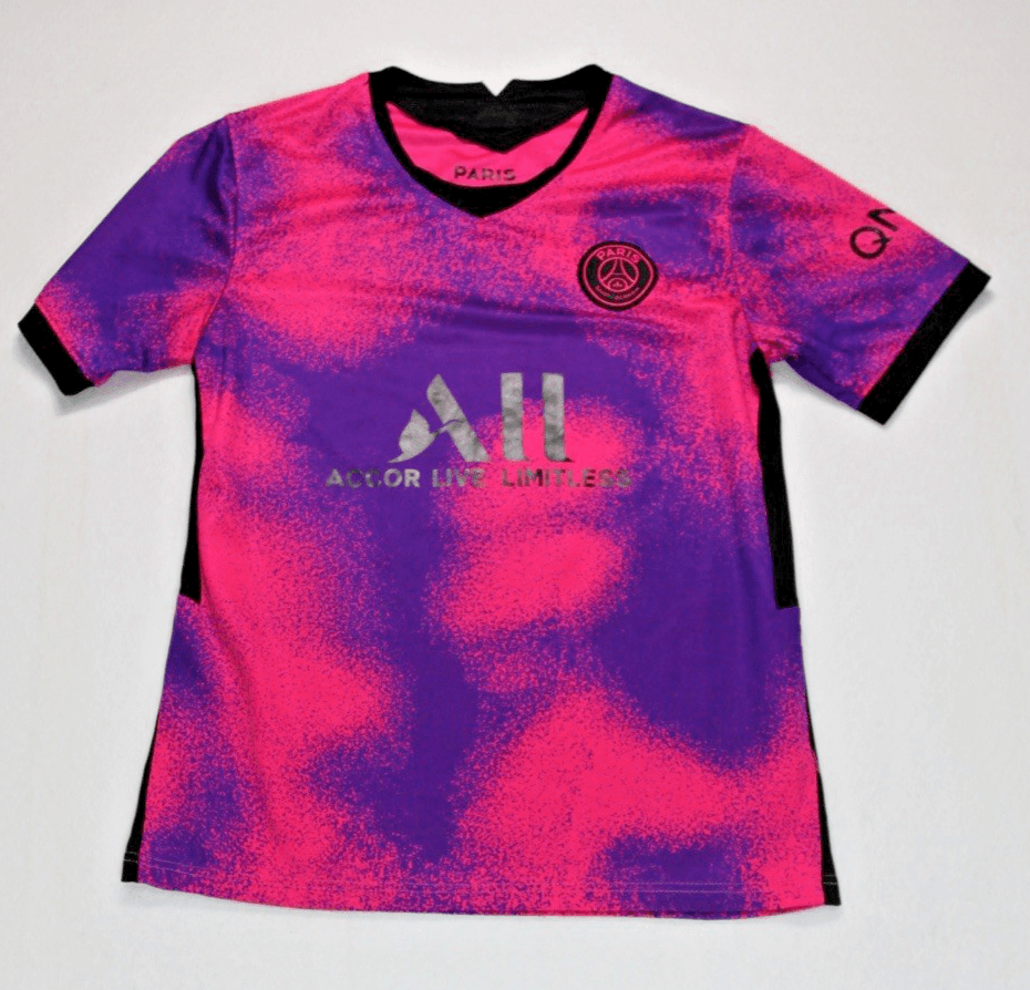 2021-22 Nike Lionel Messi PSG Jersey S White Pink Paris Saint Germain #30 - Image 1