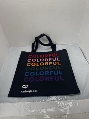Colorful Black By ColorProof Brand 15x15 RARE - Thumbnail 2