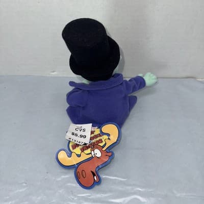 Rocky and Bullwinkle & Friends CVS Snidely Whiplash 9" Stuffins Plush 1999 w/tag - Thumbnail 3