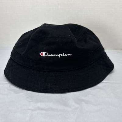 Champion Hat Cap Bucket Safari Black White Adult Outdoors Cotton Adult Mens