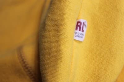 Vintage Polo Jeans Co Ralph Lauren Sweatshirt XL Yellow USA Flag Logo Spell Out - Thumbnail 6
