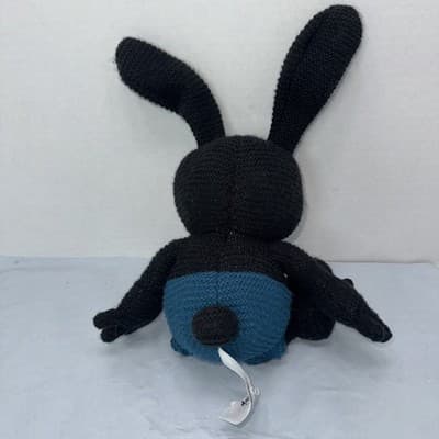 Disney Parks Classic Cozy Knits Oswald The Lucky Rabbit Plush Stuffed Animal Toy - Thumbnail 2