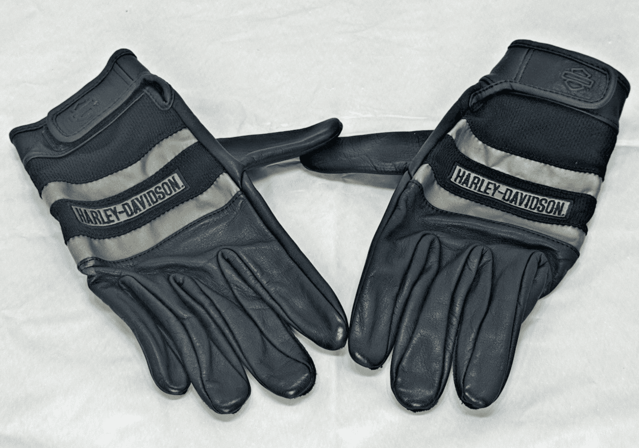 Harley-Davidson Men's Centerline Leather Gloves, Black Medium 98251