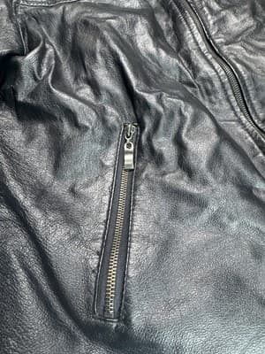 Vintage Juliano Celini Smooth Leather Racer Motorcycle Jacket Biker Men Med - Thumbnail 7