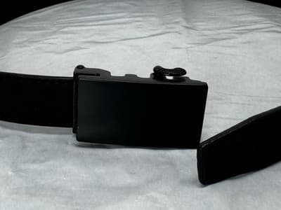 Mission Boy’s Ratchet Belt 28" Adjustable, Black Buckle-black - Thumbnail 2