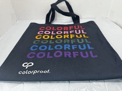 Colorful Black By ColorProof Brand 15x15 RARE - Thumbnail 3