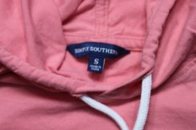 Simply Southern Pullover Hoodie Peach Long Sleeve Casual Small Lightweight Soft - Thumbnail 3