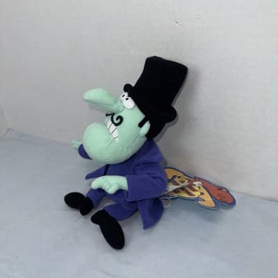 Rocky and Bullwinkle & Friends CVS Snidely Whiplash 9" Stuffins Plush 1999 w/tag - Thumbnail 2