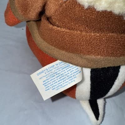 Disney Chip and Dale Safari Plush Chip with Safari Hat Playskool 10" - Thumbnail 5