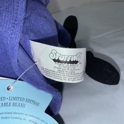 Rocky and Bullwinkle & Friends CVS Snidely Whiplash 9" Stuffins Plush 1999 w/tag - Thumbnail 5
